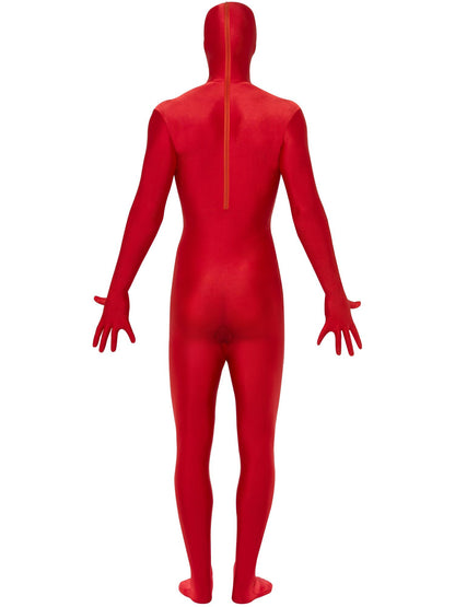 Smiffys COMEDY Second Skin Suit rot Unisex Kostüm – Detailansicht