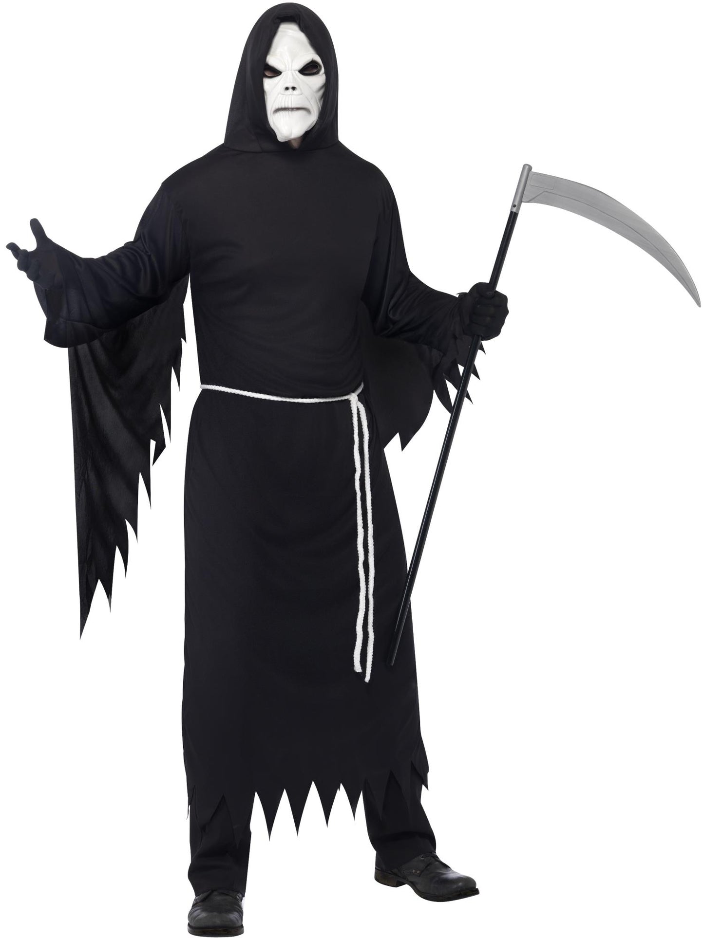 Smiffys GREAPGDIG Grim Reaper Costume, Black CS für Unisex