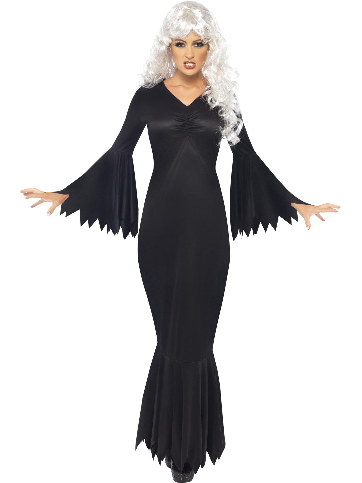 Smiffys VAMPIRE Midnight Vamp Costume, Black CS für Damen
