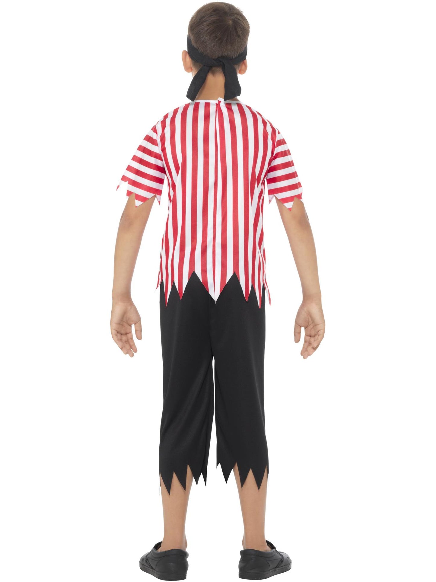 Smiffys Jolly Pirate Jungenkostüm, Red & White CS für Unisex