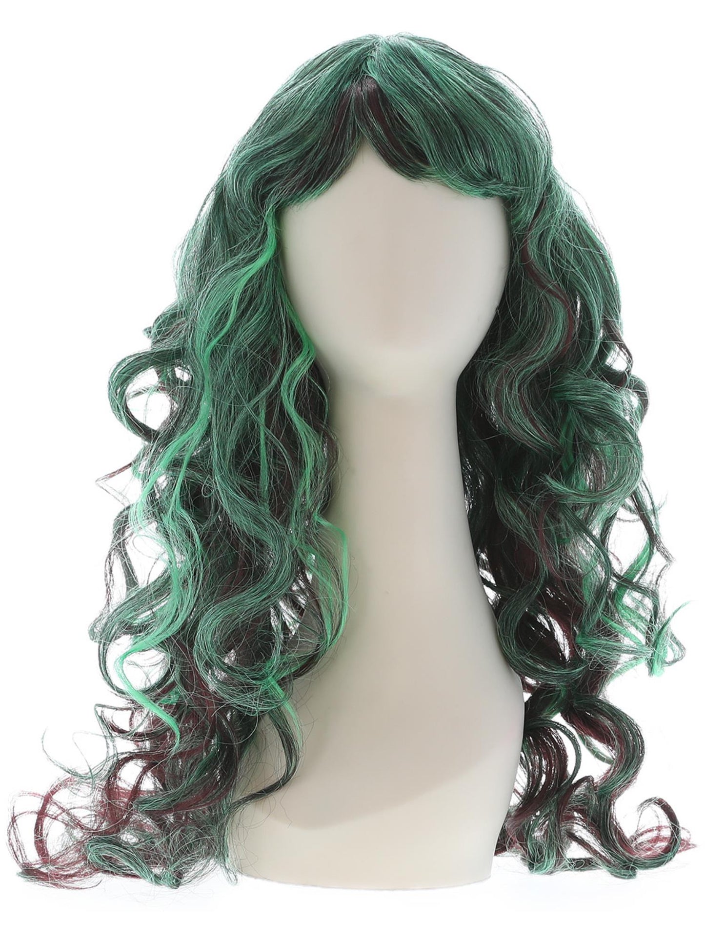 Smiffys HALLACESSO Monster Wig, Black & Green für Damen