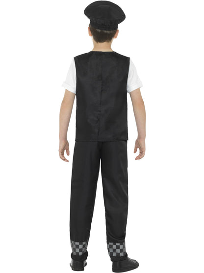 Smiffys COPS&ROBS Cop Costume, Black & White CS für Unisex