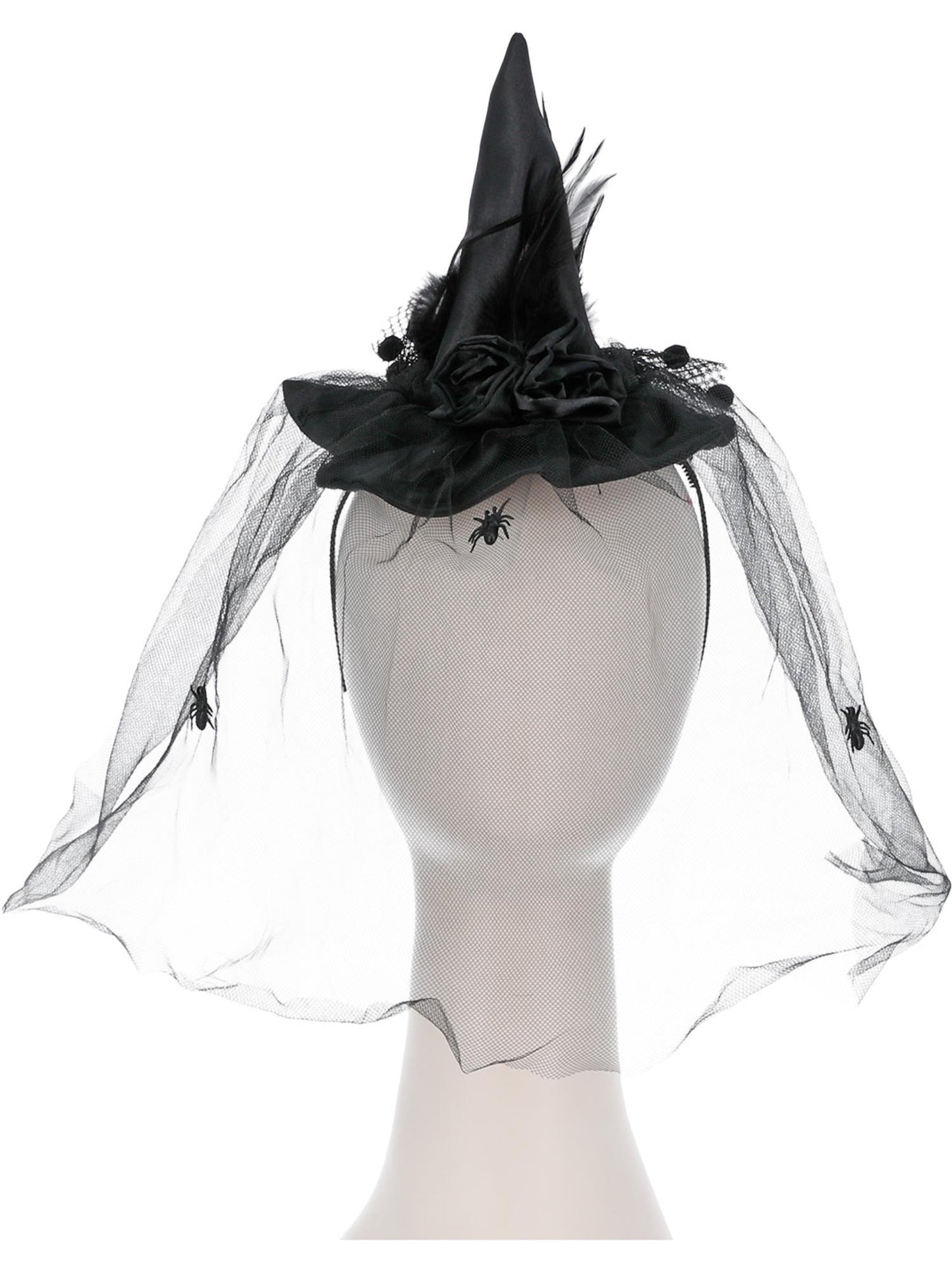 Smiffys Witch Hat Mini, Black für Damen