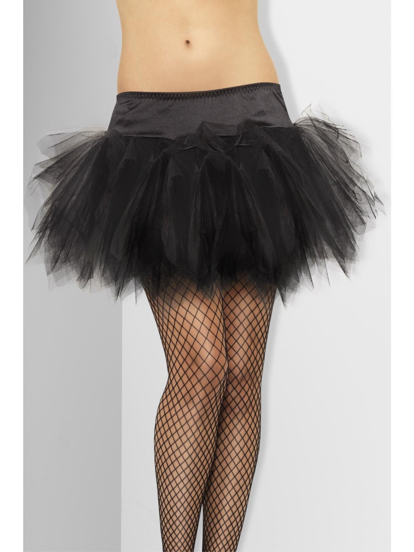 Smiffys ACCESSORIE Tutu, Frilly, Black für Damen