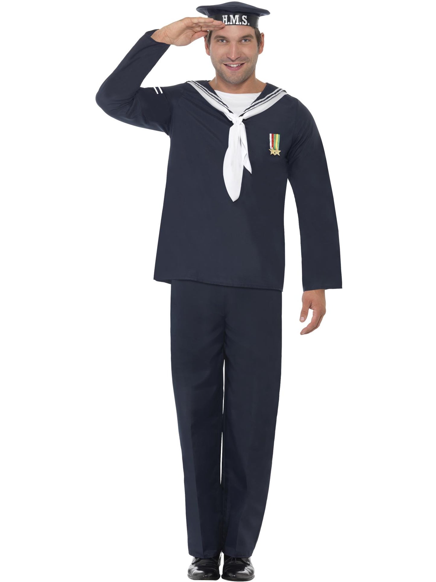 Smiffys 1940S Naval Seaman, Blue CS für Herren