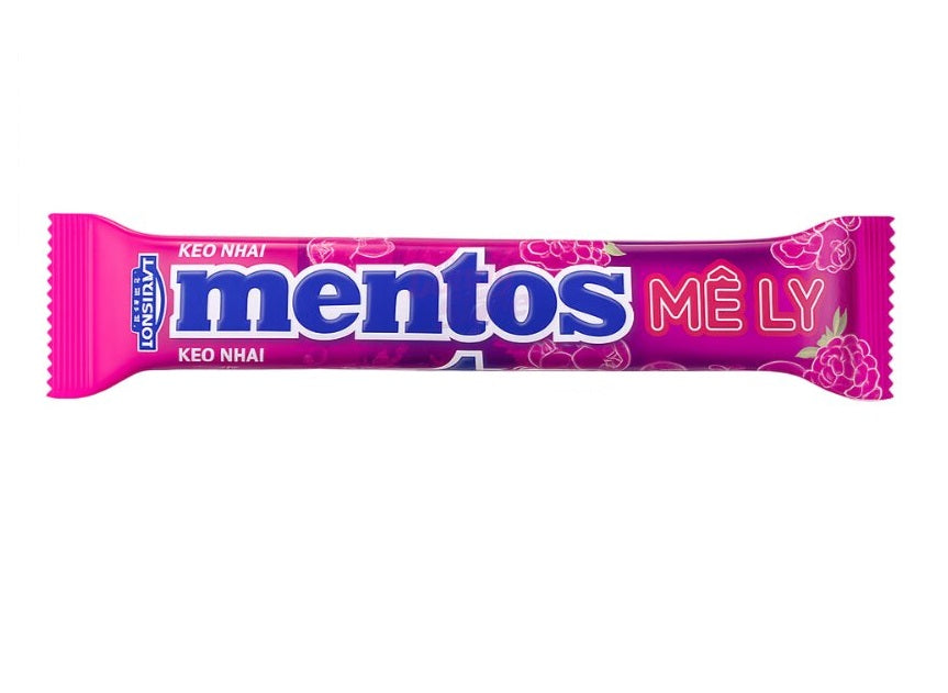 Mentos Blueberry Raspberry Kaudragees 175 g – Produktansicht