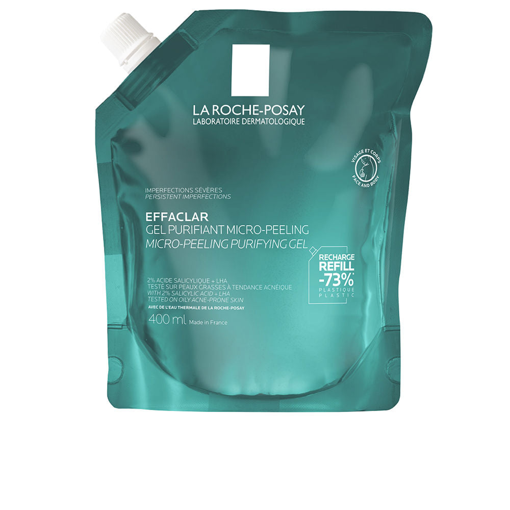 EFFACLAR PURIFYING MICRO-EXFOLIATING GEL anti-blemish with salicylic acid refill 400 ml