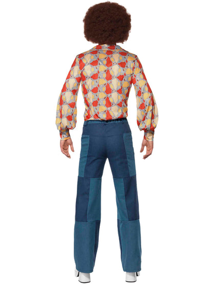 Smiffys 1970S 70s Retro Costume, Blue CS für Herren