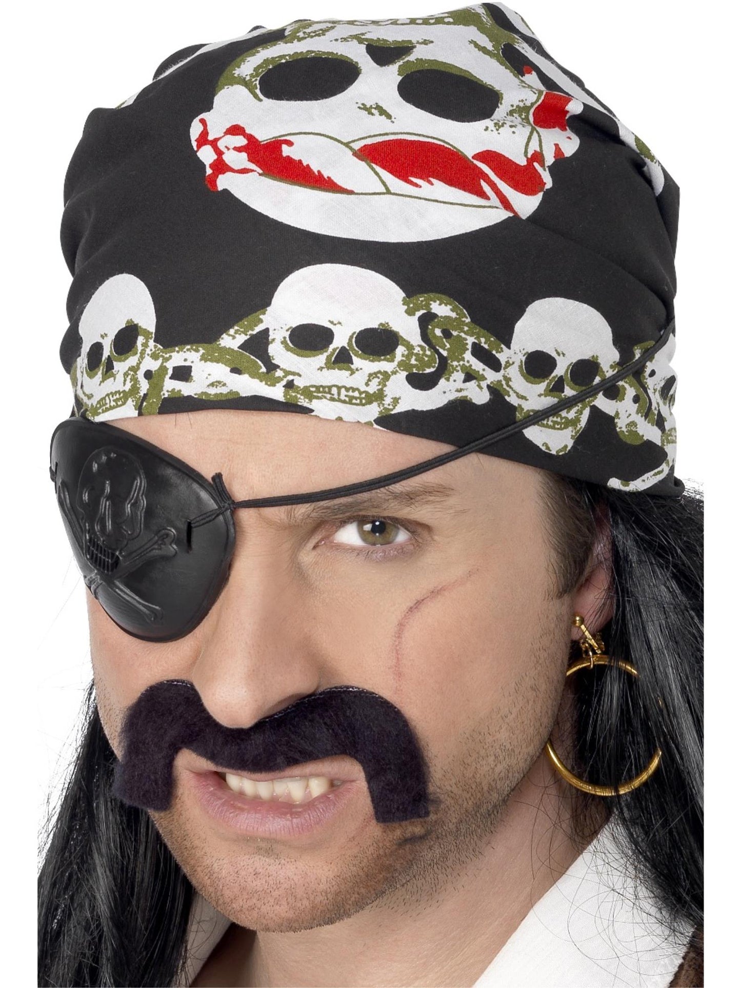 Smiffys Pirate Bandana, Black für Unisex