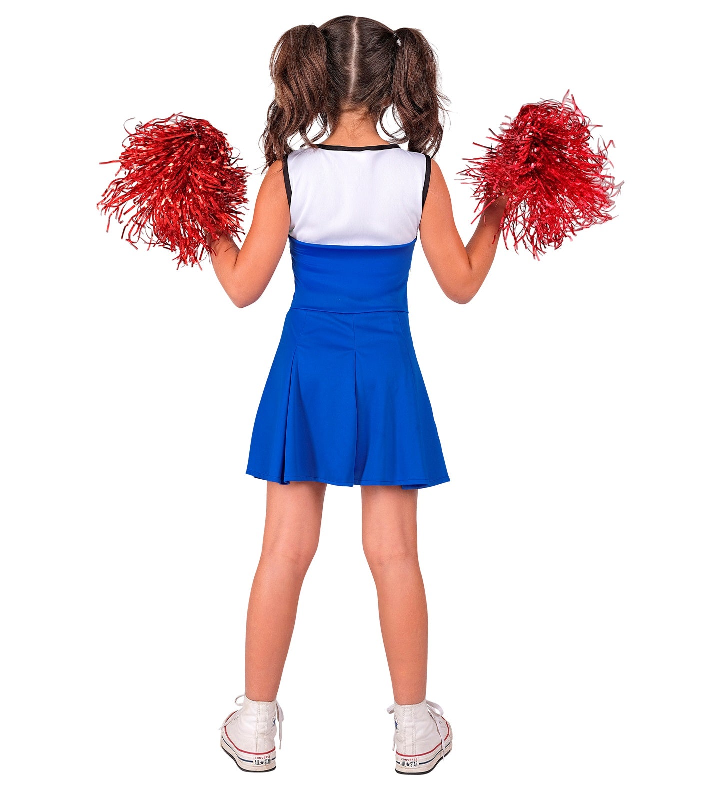 Cheerleader Kostüm Blau/Weiss für Mädchen