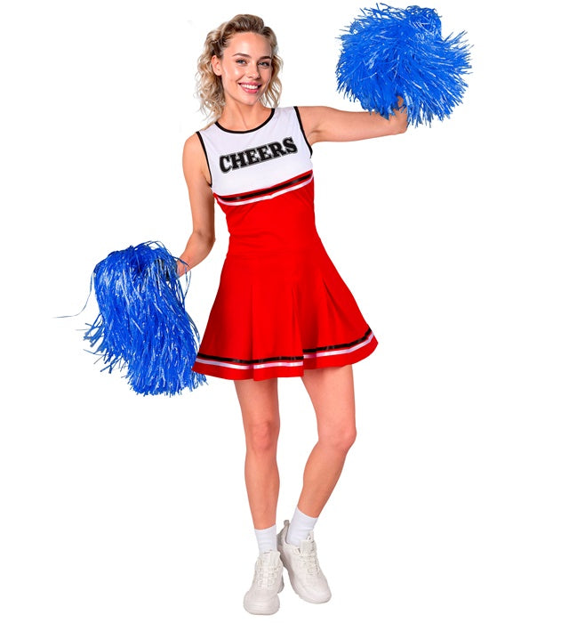 Fasnacht Cheerleader Kleid in klassischem Stil für Karneval und Mottopartys
