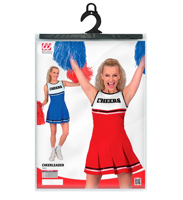 Fasnacht Cheerleader Kleid in klassischem Stil für Karneval und Mottopartys