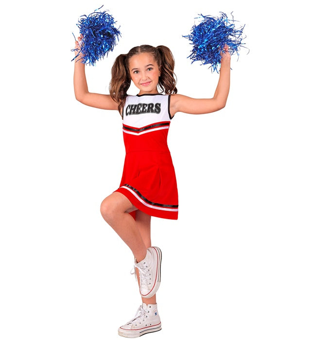 Cheerleader Kleid in klassischem Design für Fasnacht und Karneval