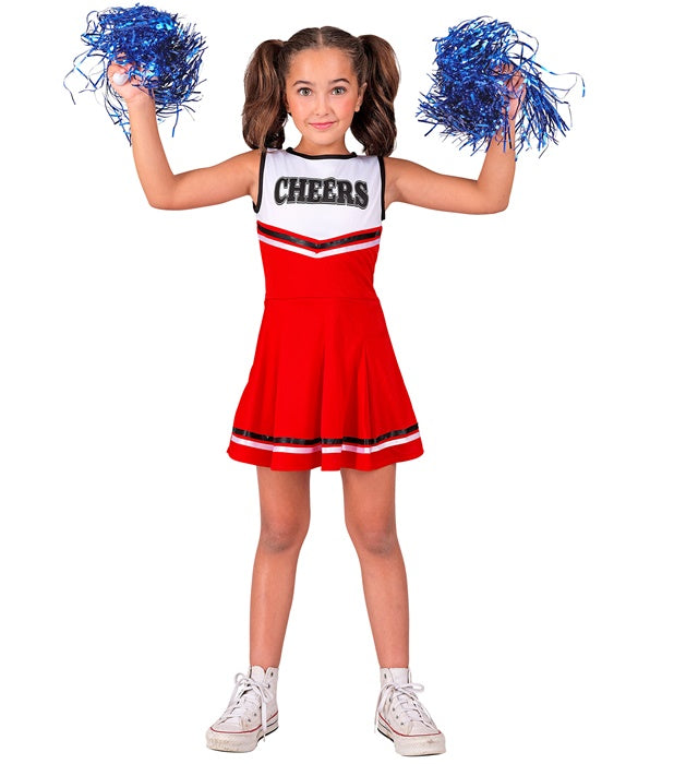 Cheerleader Kleid in klassischem Design für Fasnacht und Karneval