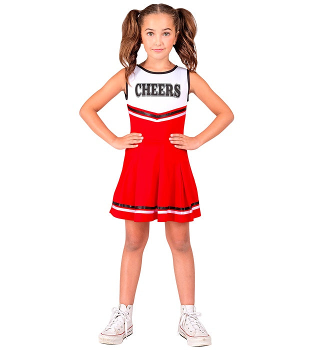 Cheerleader Kleid in klassischem Design für Fasnacht und Karneval