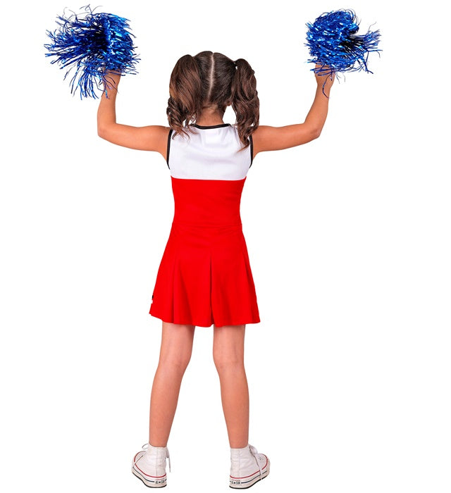 Cheerleader Kleid in klassischem Design für Fasnacht und Karneval