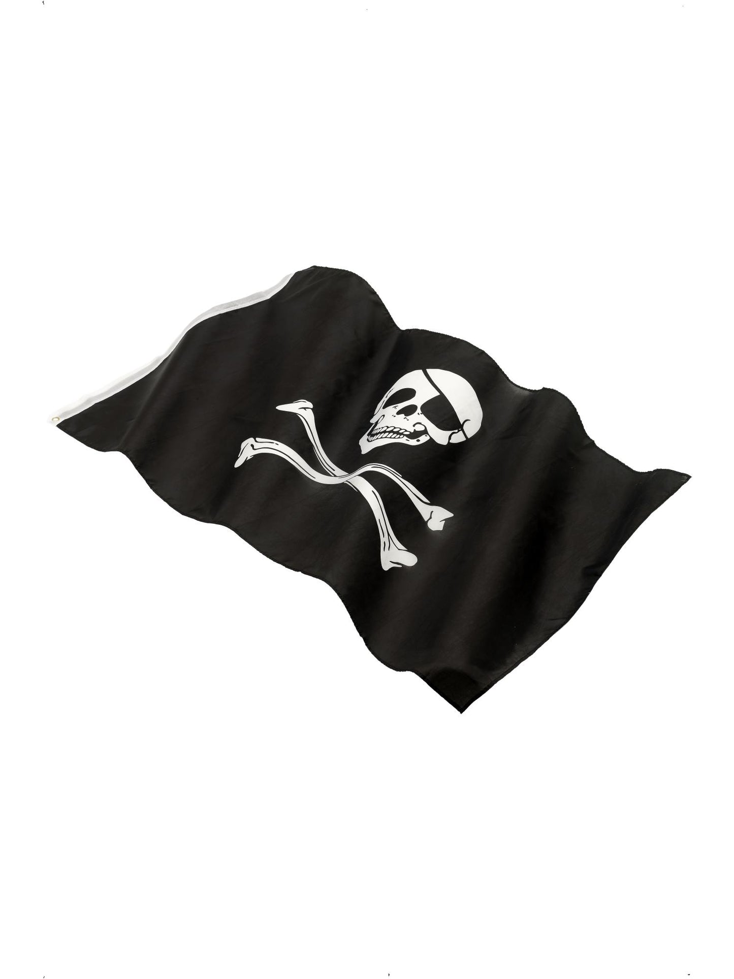 Smiffys Pirate Flag, approx 152x91cm / 60x36in, Black PG für Unisex