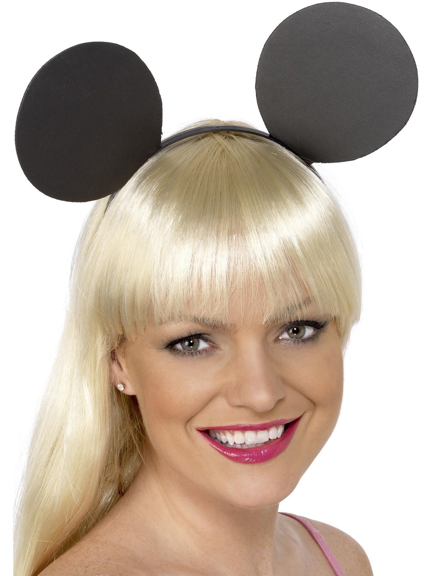 Smiffys Mouse Ears on Headband, Black HA für Unisex
