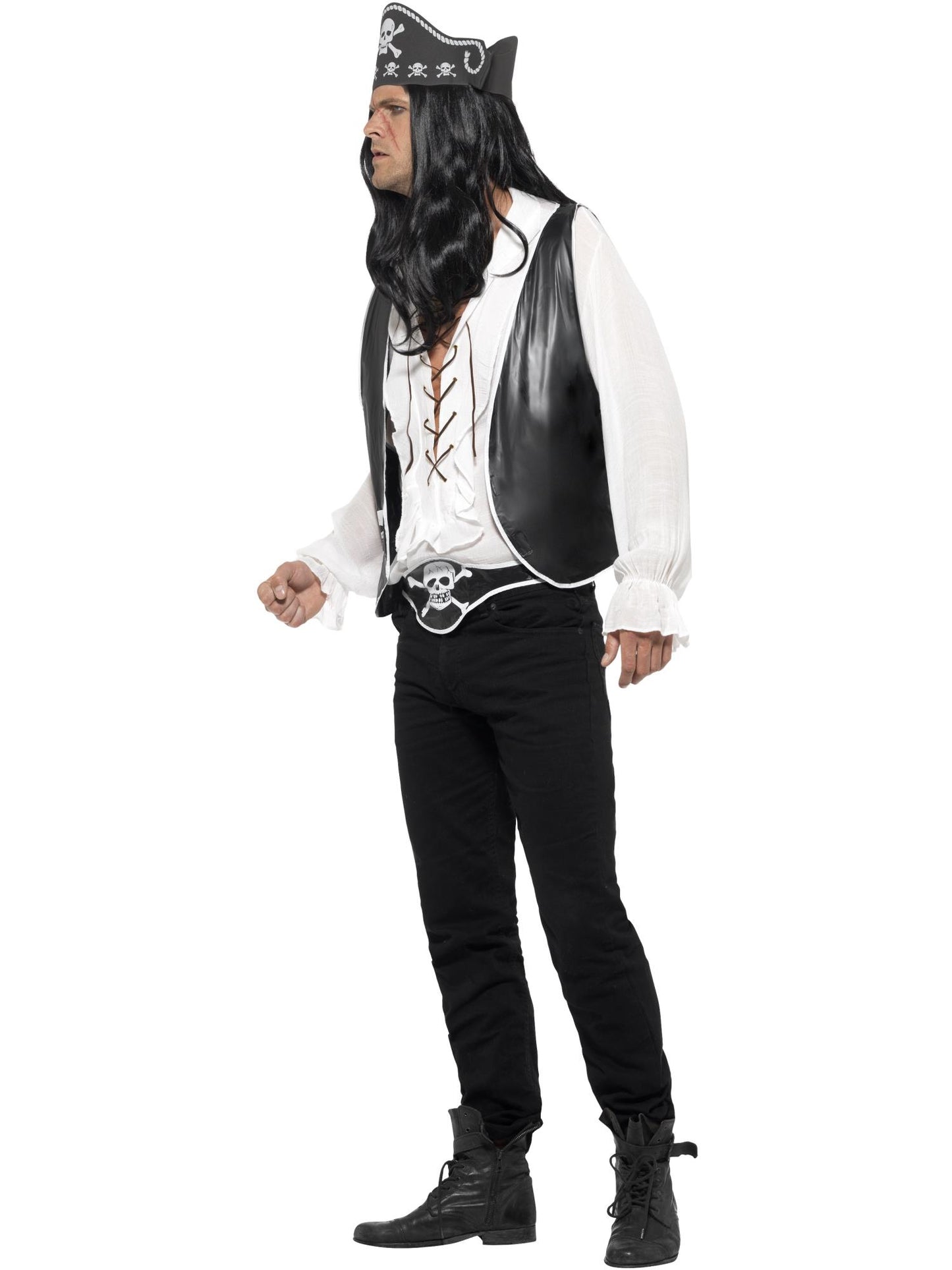 Smiffys Pirate Set, Black für Herren