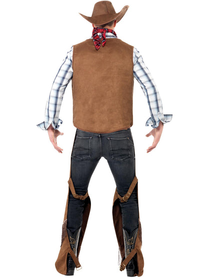 Smiffys COWBOYGIRL Fringe Cowboy Costume, Brown CS für Unisex