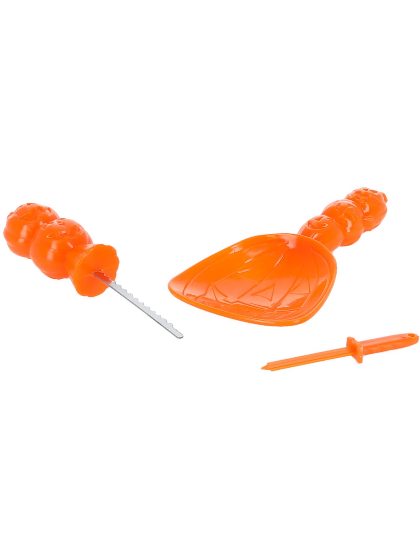 Smiffys HALLACESSO Pumpkin Carving Kit, Orange PG für Unisex