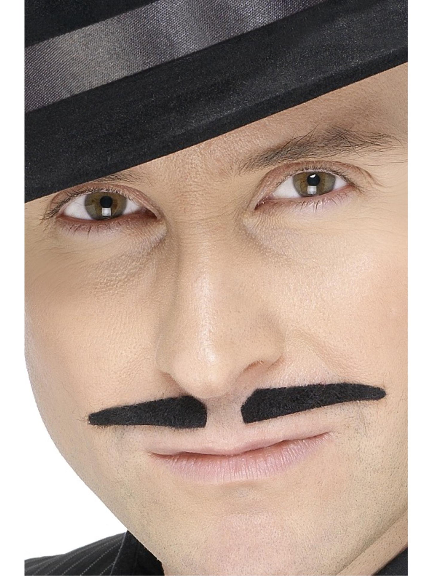 Smiffys 1920S Black Spiv Tash, Black CD für Herren