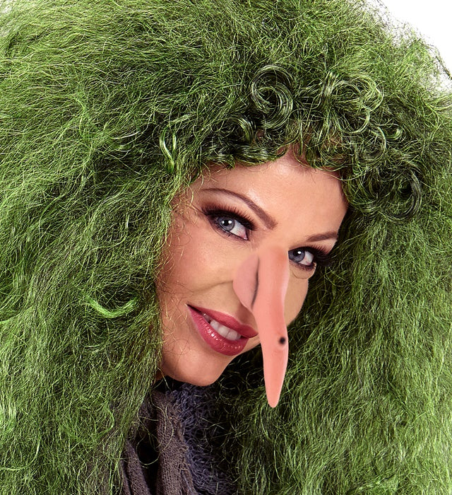Detailreiche Hexennase als Kostümzubehör für Halloween und Fasnacht
