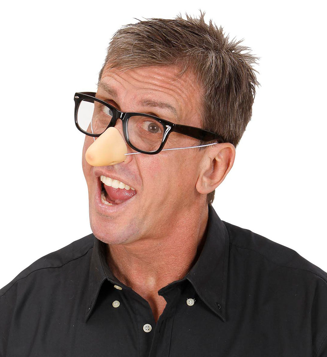 Kunstoff Nasen in 6 Modellen sortiert 1 Stück