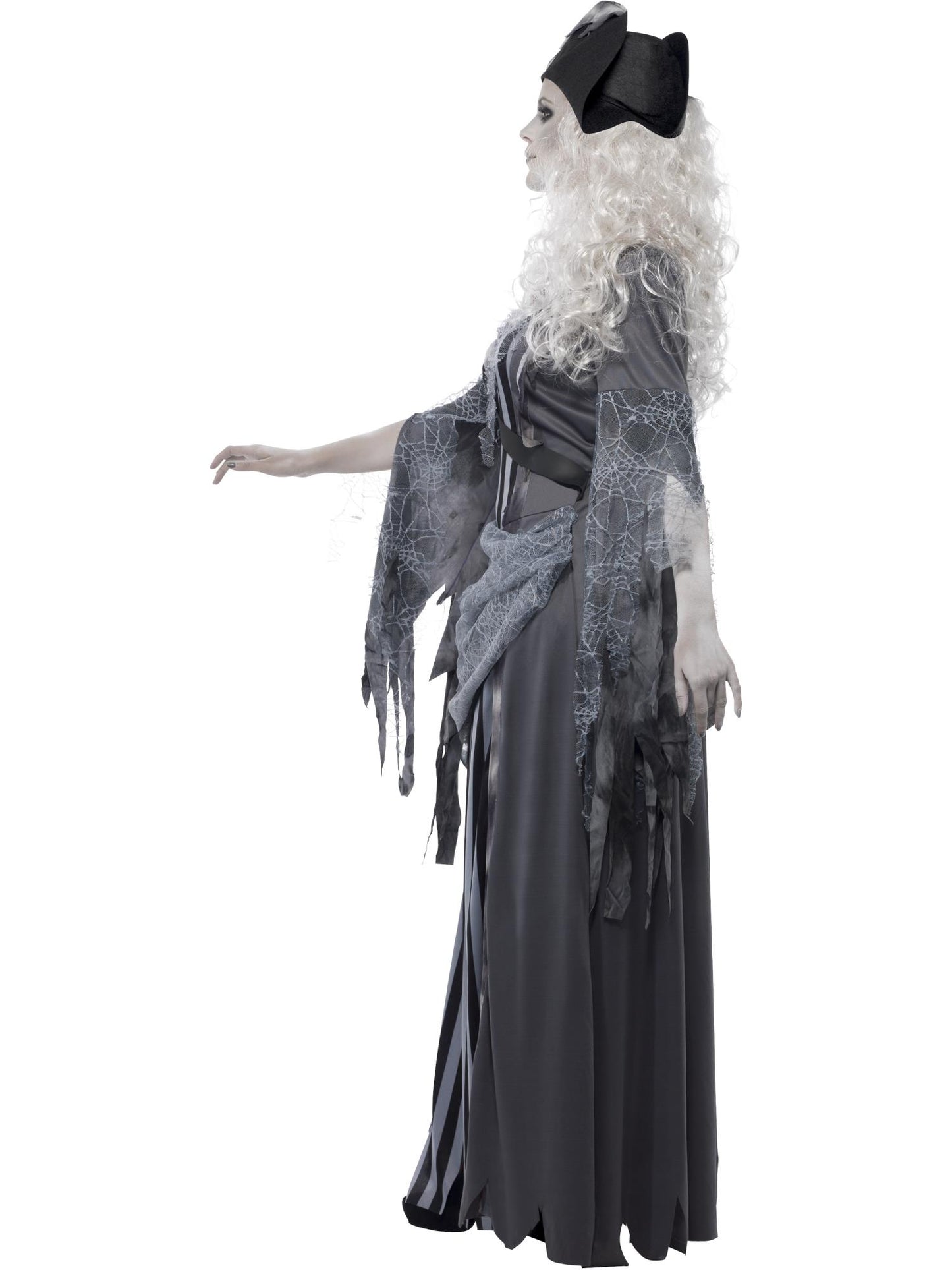 Smiffys GHOSTMUM Deluxe Ghost Ship Princess Costume, Grey CS für Damen
