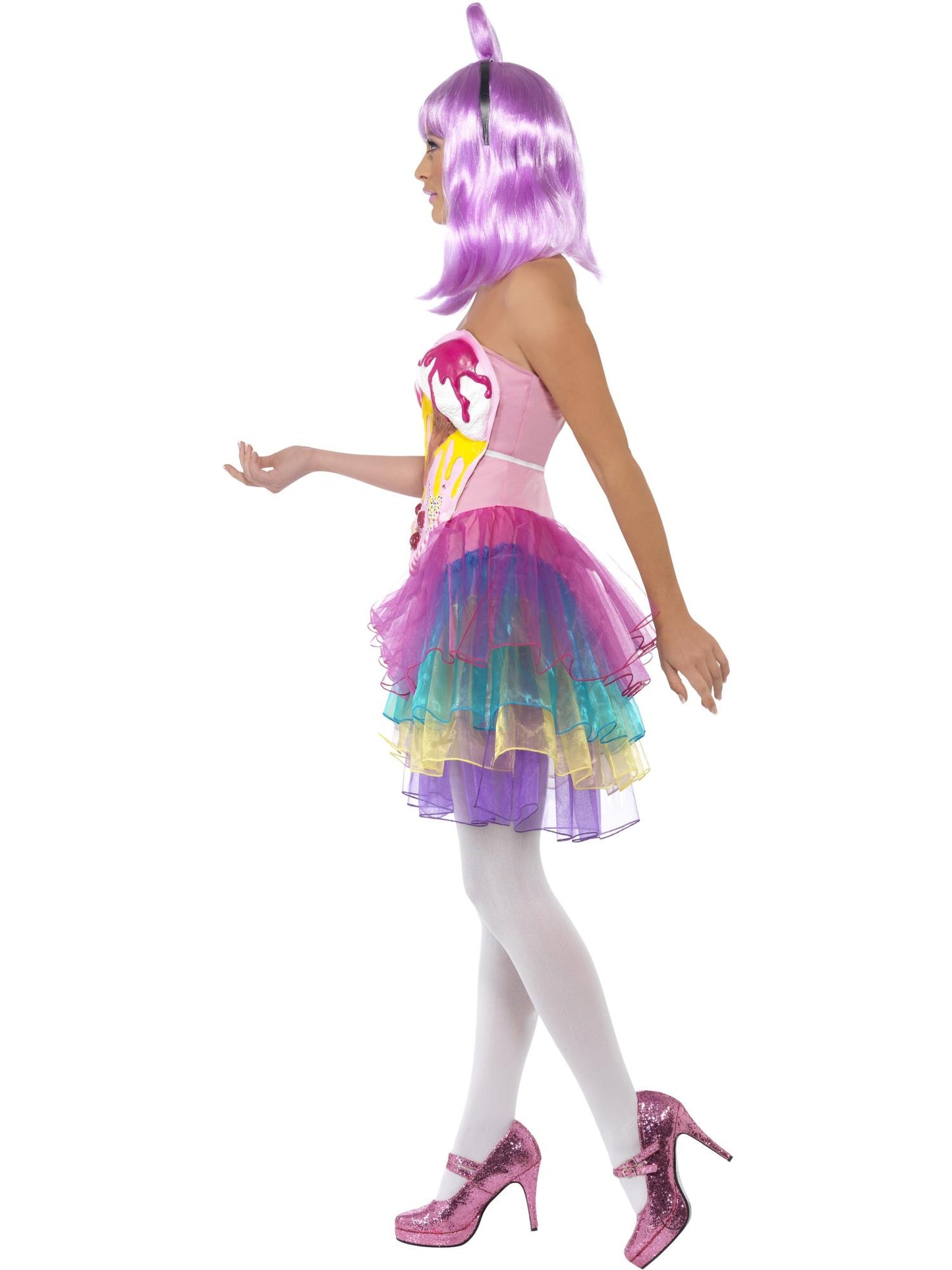 Smiffys ENTERTAINE Candy Queen Costume, Pink CS für Damen