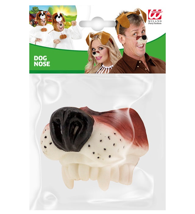 Detailreiche Hundeschnauze als Kostümzubehör für Fasnacht und Karneval