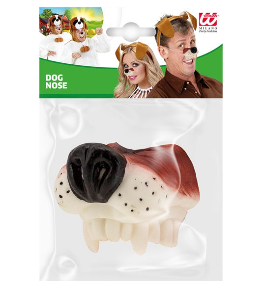 Detailreiche Hundeschnauze als Kostümzubehör für Fasnacht und Karneval