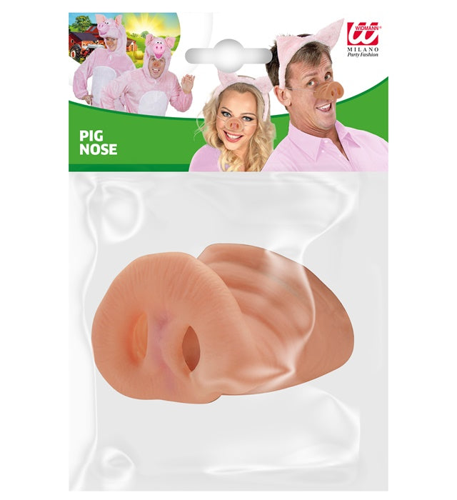 Schweinsnase aus flexiblem Material als Fasnacht Kostümzubehör