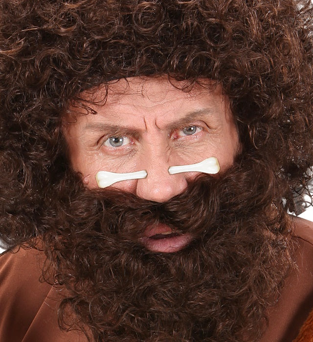 Knochenschmuck für die Nase als Fasnacht Accessoire