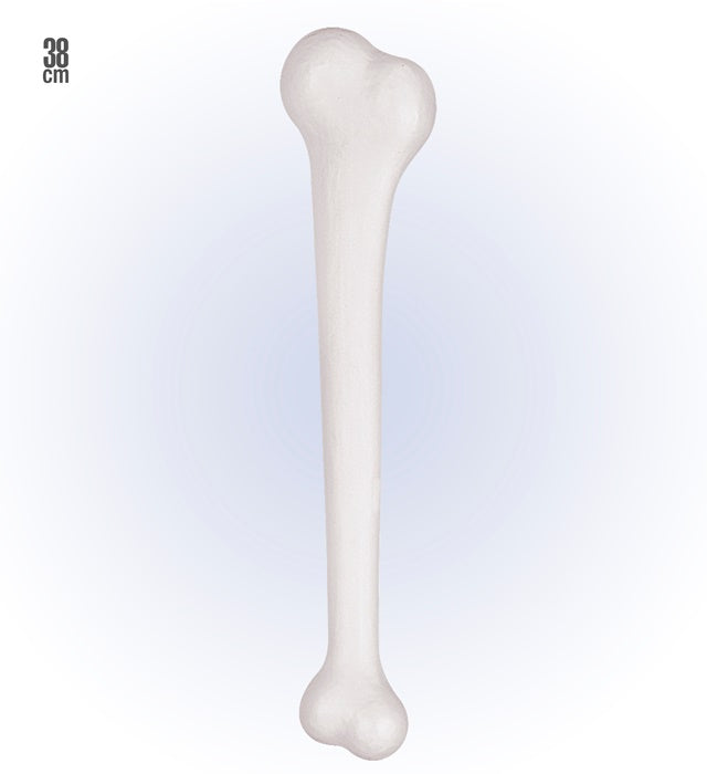 Maxi Knochen 38 cm aus Kunststoff als Fasnachts- und Halloween-Deko