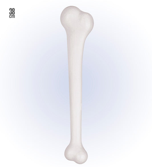 Maxi Knochen 38 cm aus Kunststoff als Fasnachts- und Halloween-Deko