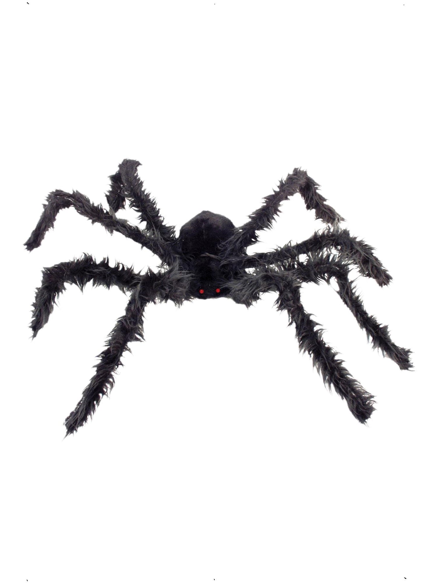 Smiffys HALLACESSO Giant Hairy Spider with Light Up Eyes, Black PG für Unisex