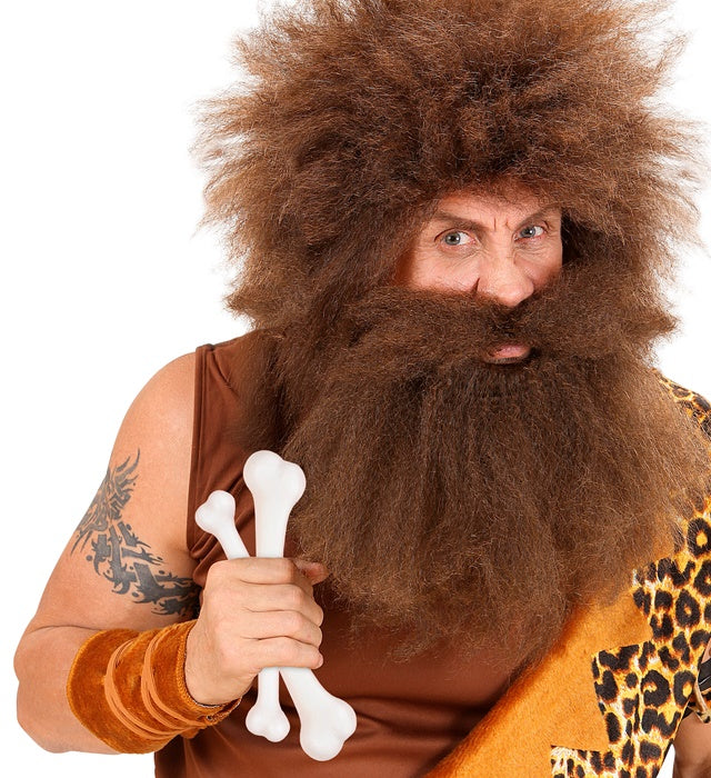 Set aus zwei dekorativen Knochen 23 cm für Fasnacht und Halloween