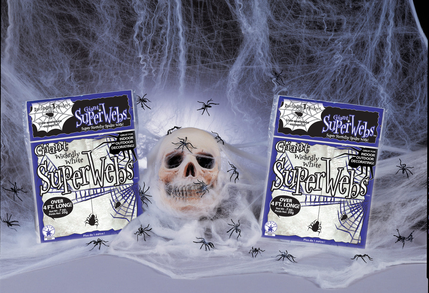 Rubies Giant Spiderwebs With Spiders Party Accessories