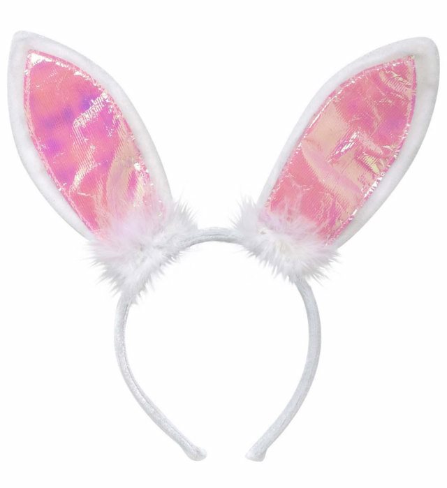 Formbare Hasenohren flexibles Kostümzubehör für Fasnacht und Karneval