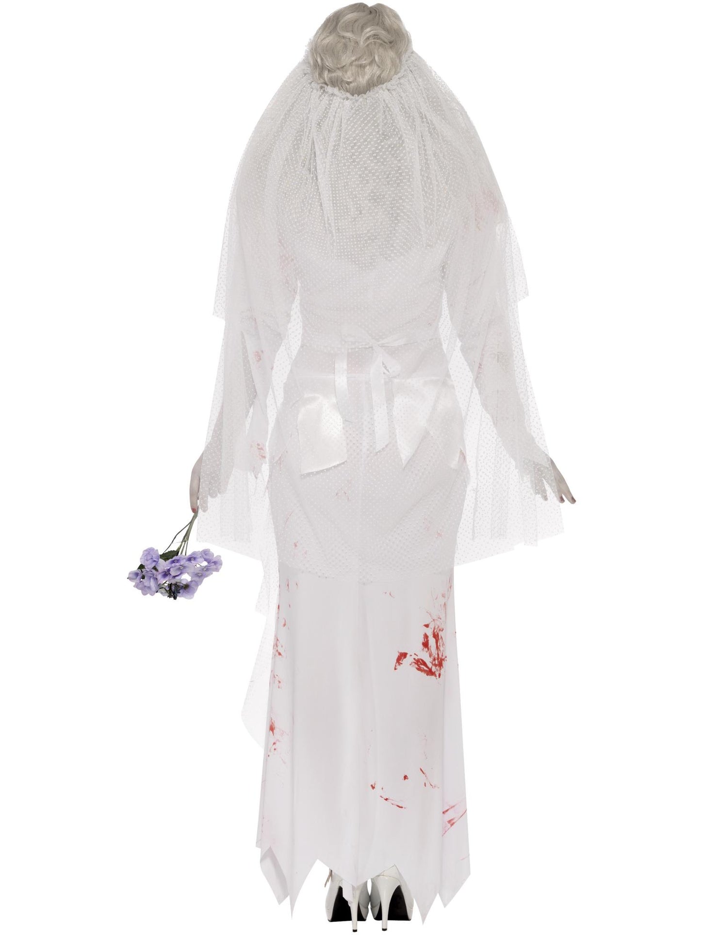 Smiffys Till Death Do Us Part Zombie Bride Costume, White CS für Damen