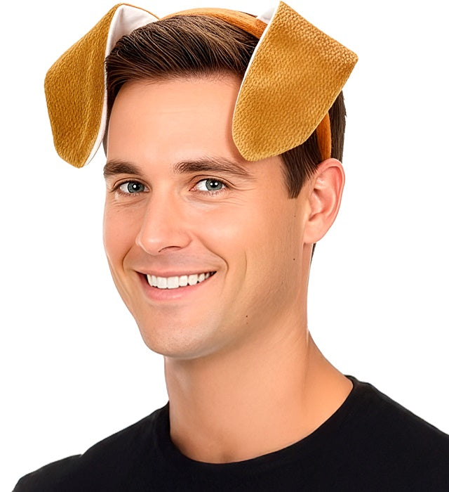 Kurze Hundeohren als Fasnacht-Accessoire auf flexiblem Kopfband