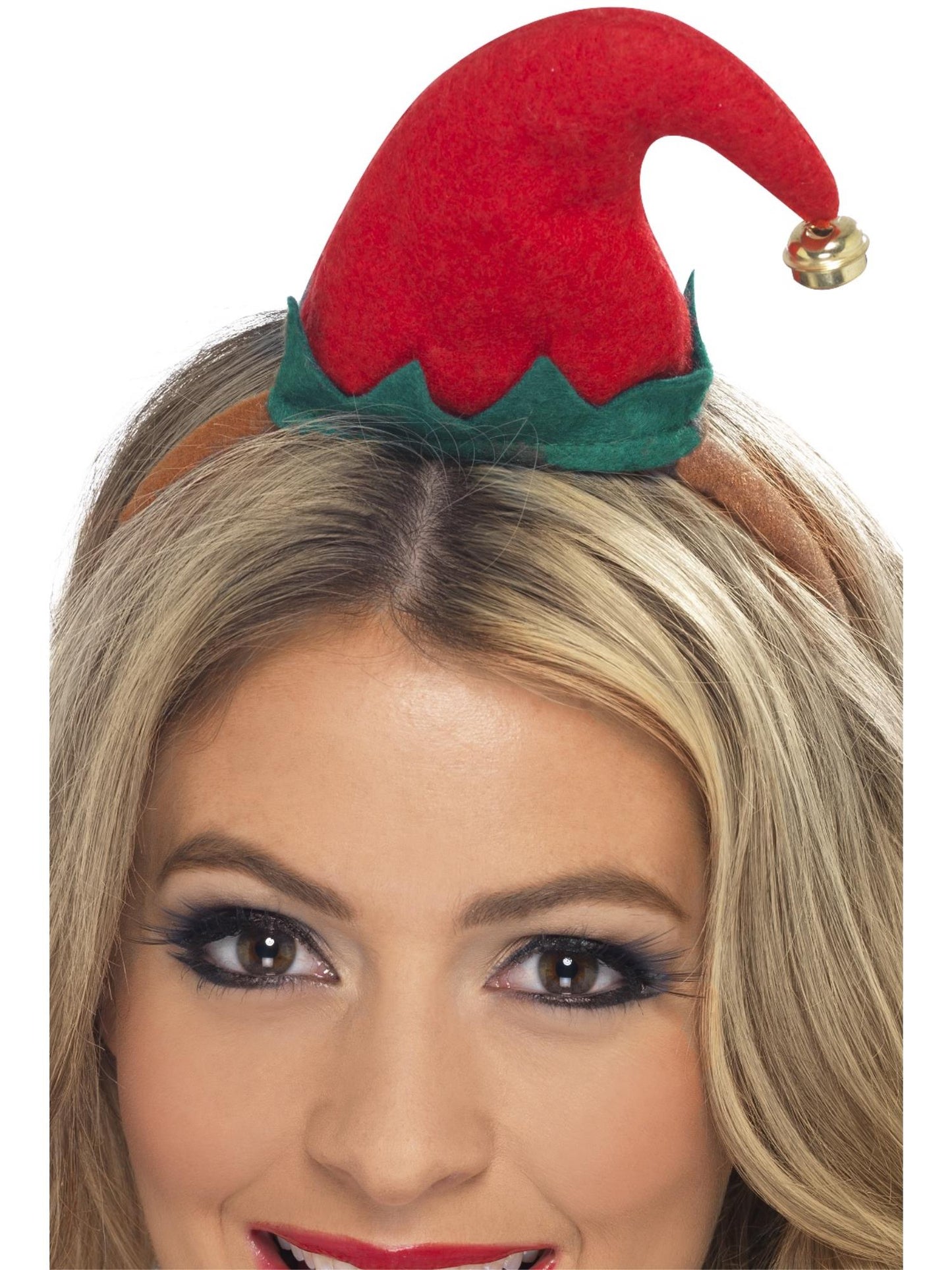Smiffys Mini Elf Hat, Red für Damen