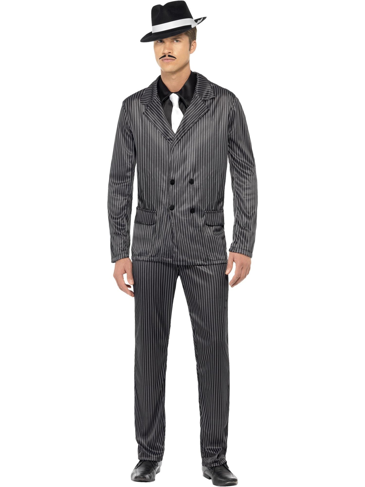 Smiffys 1920S Gangster Costume, Black CS für Herren