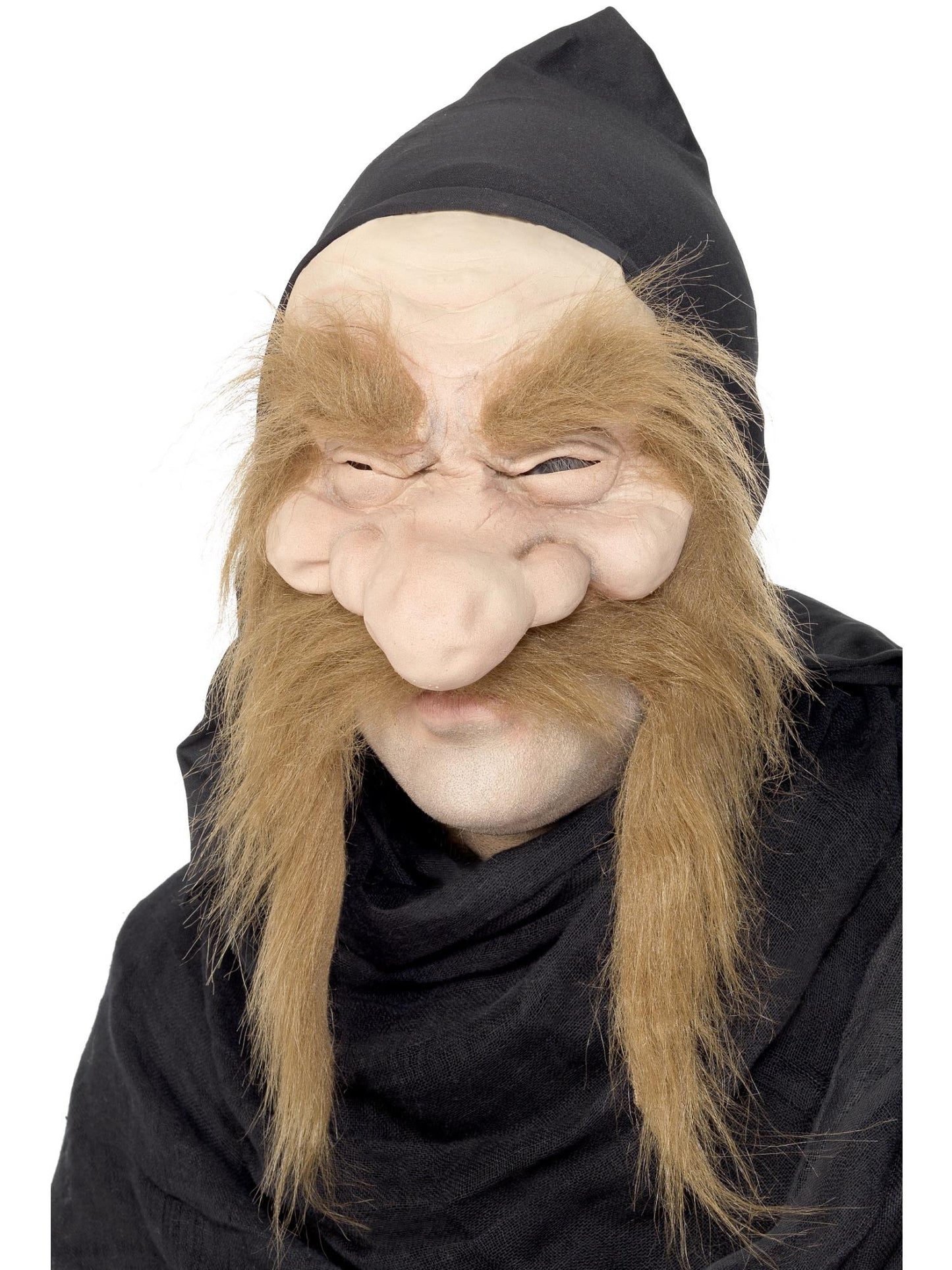 Smiffys HALLACESSO Gold Digger Mask Latex, Brown für Herren