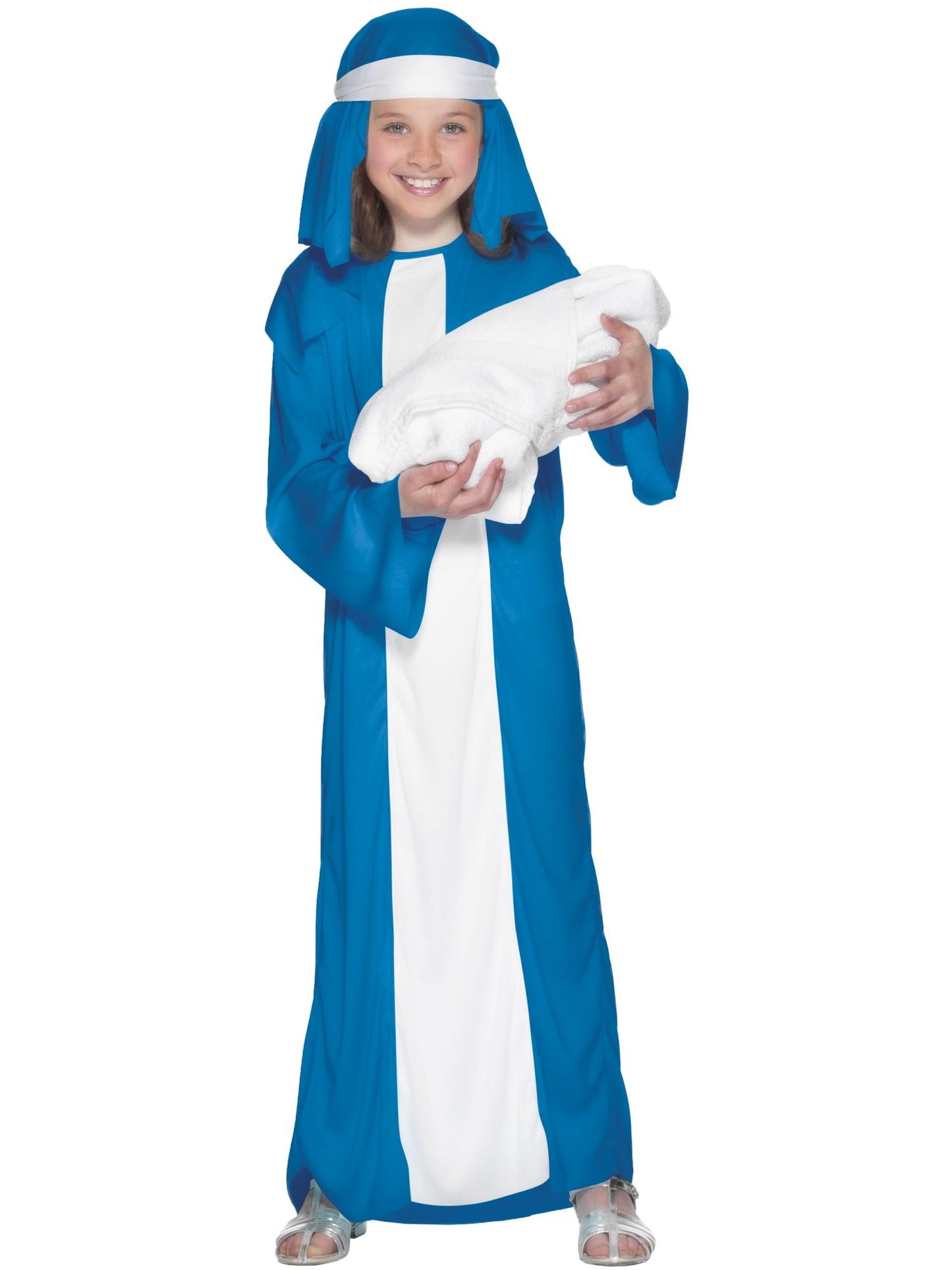 Smiffys NATIVITY Mary Kinderkostüm, Blue CS für Mädchen
