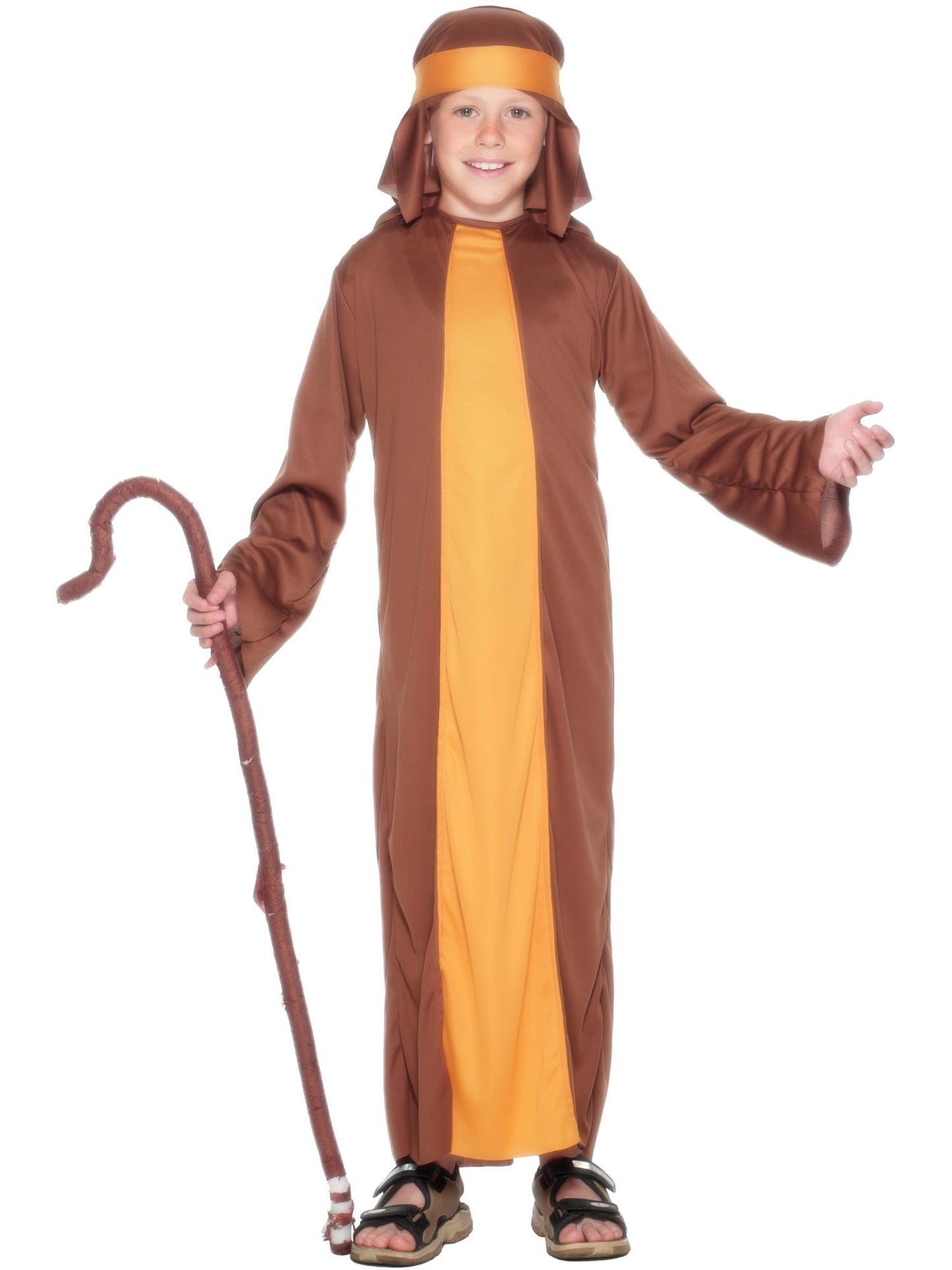 Smiffys NATIVITY Shepherd Costume, Brown CS für Unisex