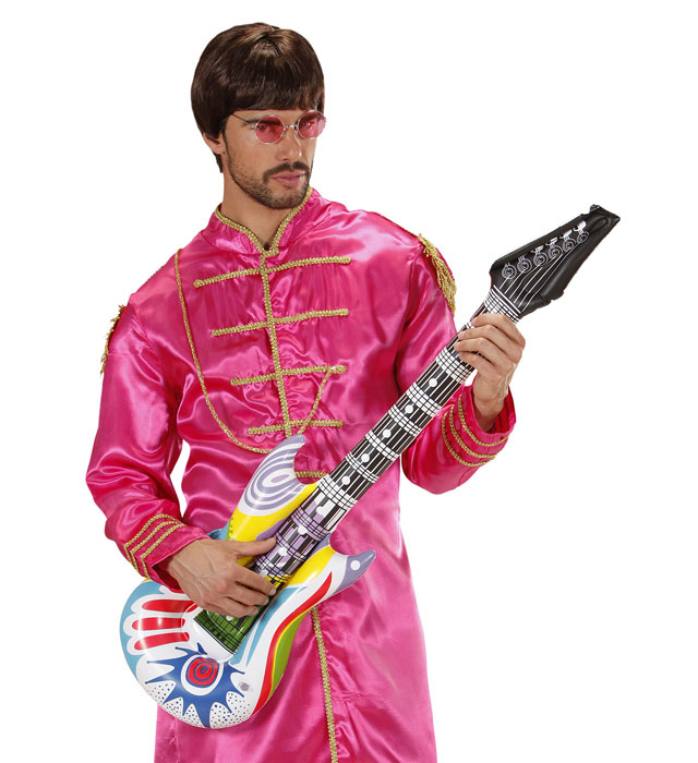 Aufblasbare Gitarre Funky mit Schultergurt, 105 cm lang