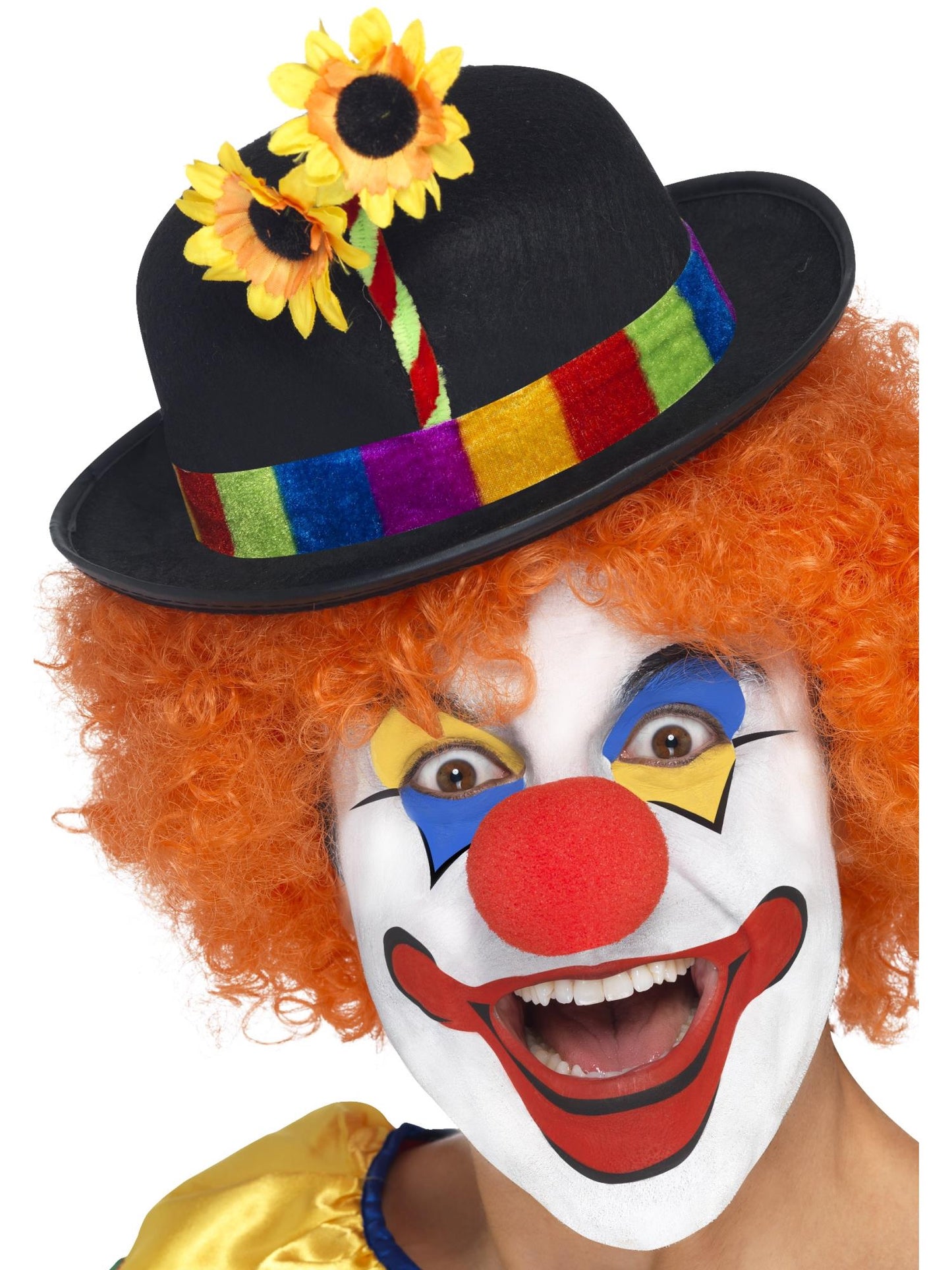 Smiffys Clown Bowler, Black HA für Herren