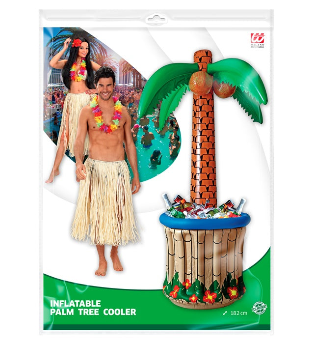 Aufblasbare Palme Getränkehalter 182 cm für Sommerparty und Fasnacht